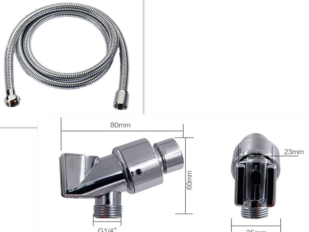 Pommeau de douche à hélice avec bouton d'arrêt et filtre en coton, buse de douche à main haute pression turbocompressée