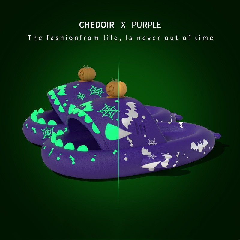 Luminous Shark Slippers - Holiday Platform Shoes - Trendy Collection