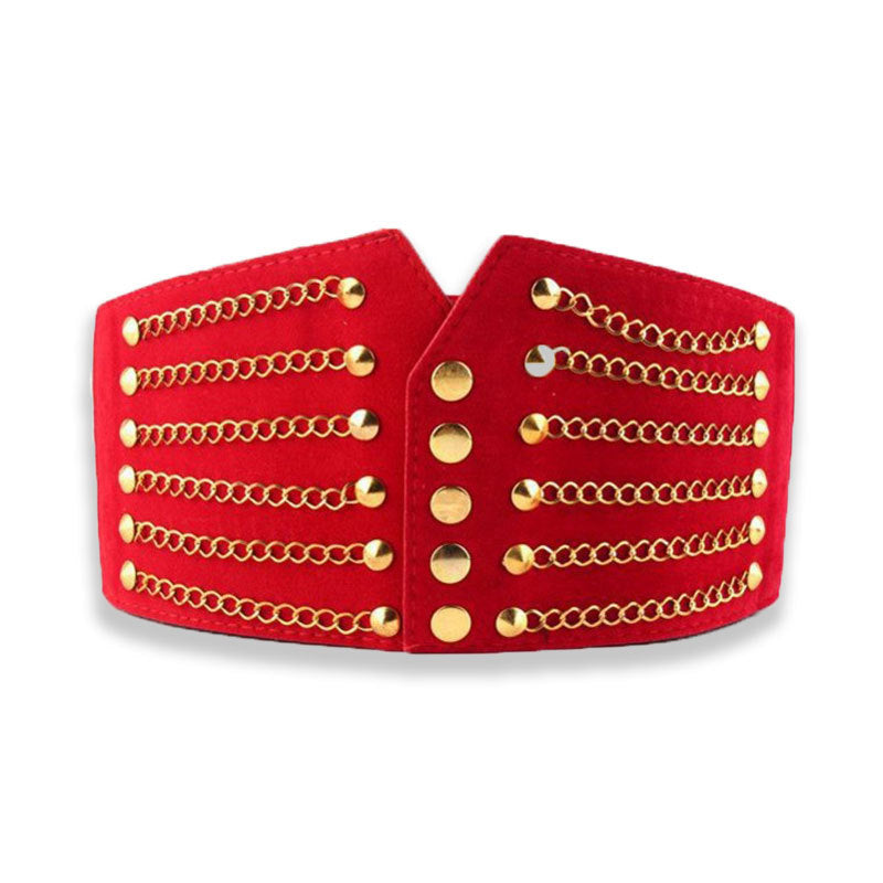 Djup 1st Kvinnor Mode Slim Corset Ceintures de smoking Élastiques Balten