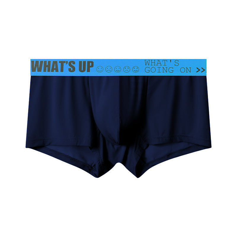 Tunna boxershorts i silkesblandning med medelhög midja för män
