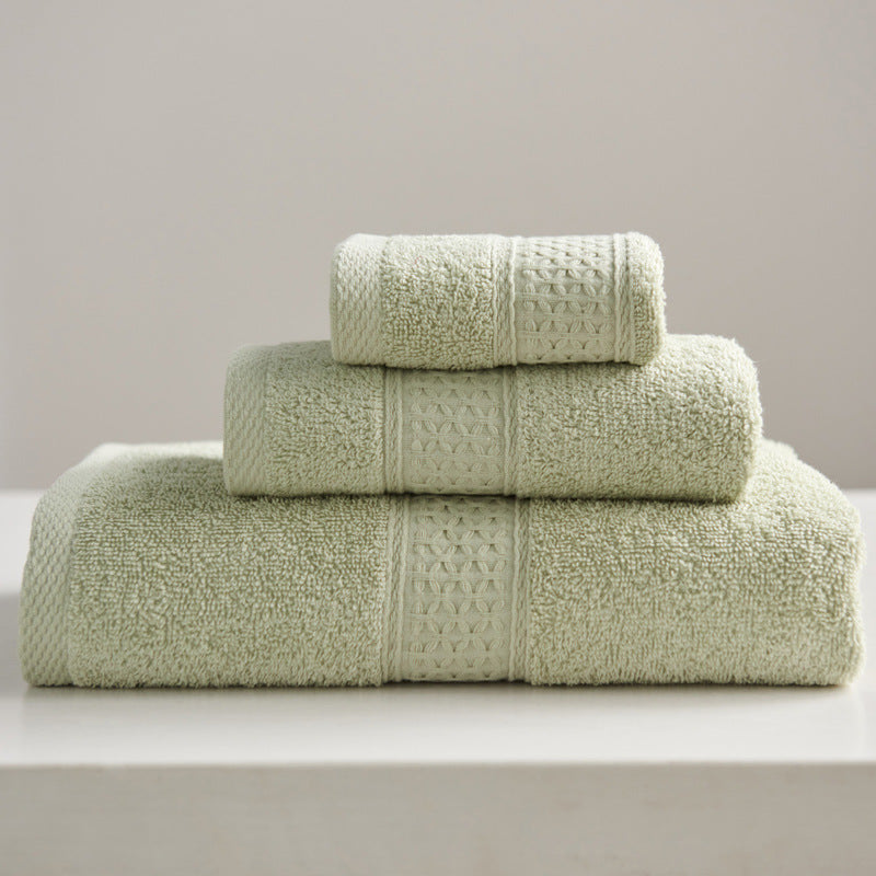 Serviette carrée de Style minimaliste, ensemble de serviettes de bain en pur coton