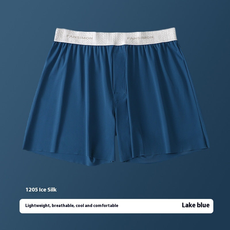 Herrunderkläder i issiden, plusstorlek, lösa boxershorts