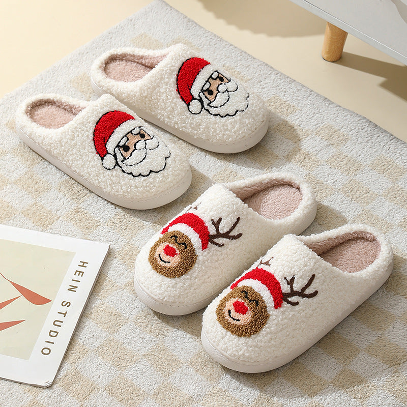 Christmas Santa Claus Slippers - Holiday Character Shoes - Festive Collection