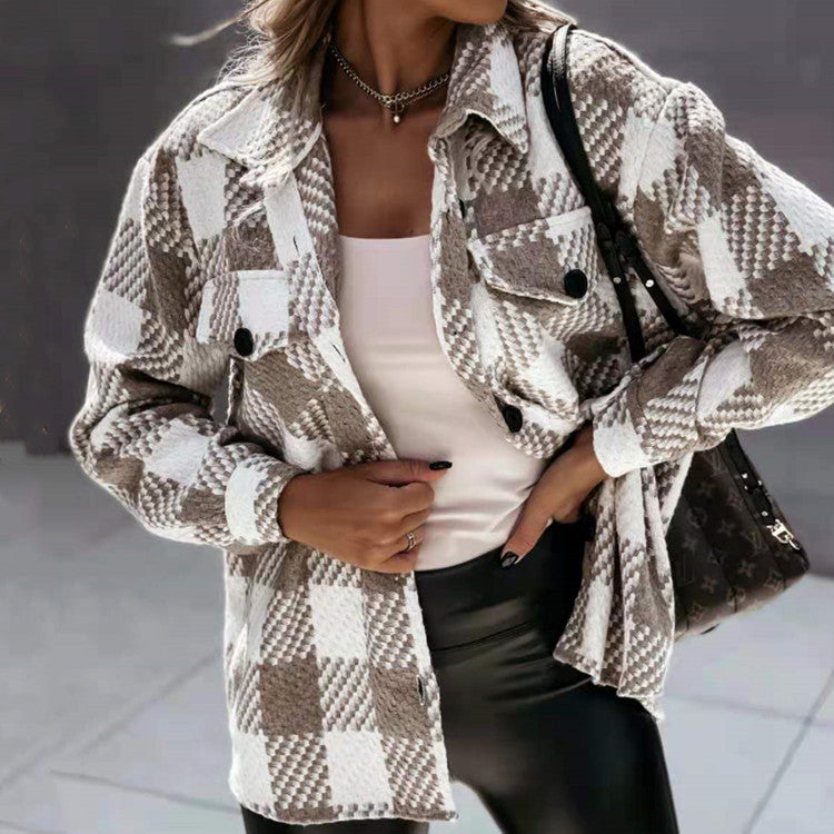 Mode hiver blouse manteau dames chemise haut pour femme manteau