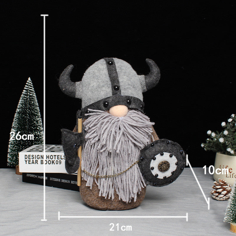 Poupée en peluche de vieil homme sans visage, ornements de décoration de noël pour la maison