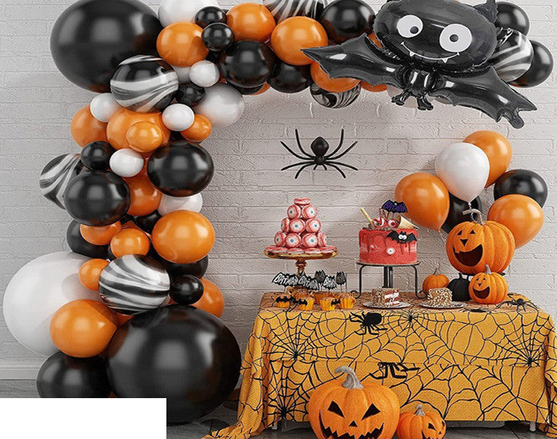 Ensemble de ballons en latex pour décoration de fête d'Halloween
