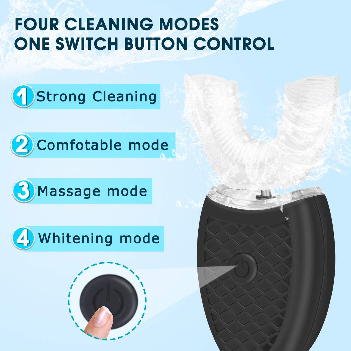 Electric Children's Toothbrush U-Shaped Toothbrush Suitable for Children and Adults IPX8 Waterproof