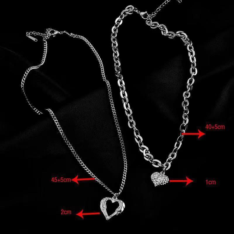 Titanium stål Angel Wings Love halsband för kvinnor