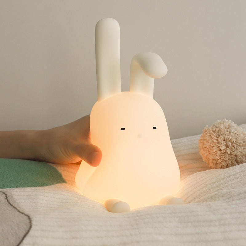 Lumière d'ambiance lapin mignon, veilleuse Led douce à intensité variable, cadeau pour bébé petite amie, veilleuses pour enfants, décoration de chambre d'enfants