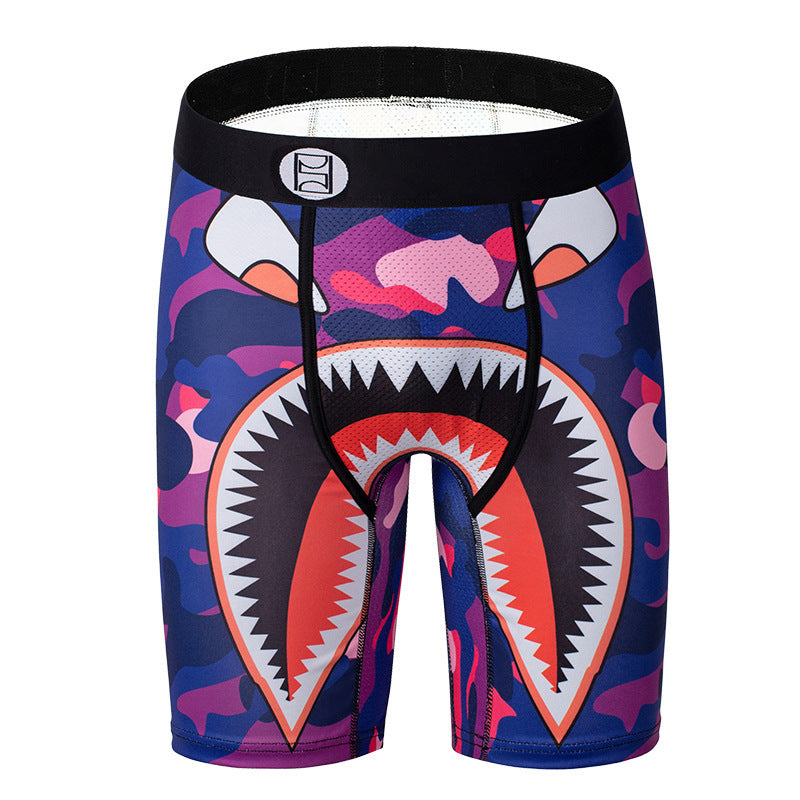 Tecknade tryckta pojkar boxershorts för män
