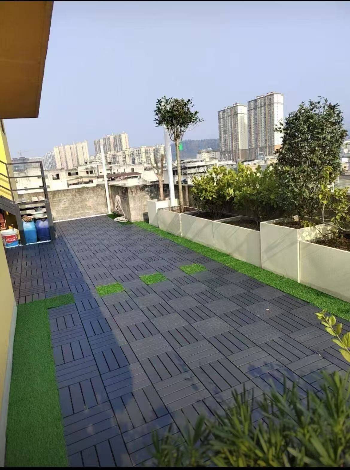 Waterproof, Wear-resistant, DIY Assembly, Garden, Courtyard, Balcony,plastic Flooring