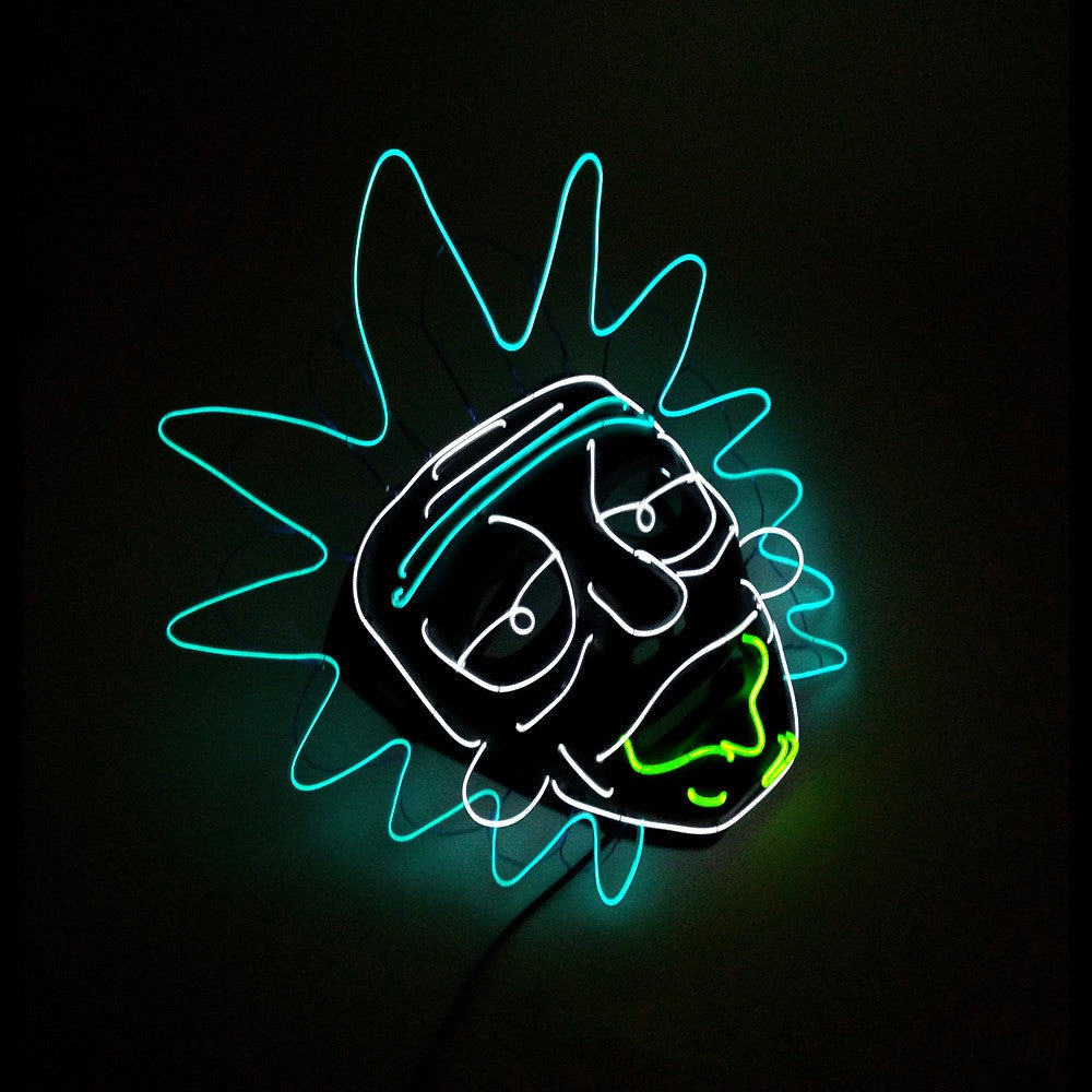 Masque fluorescent de fête de bal de maquillage LED