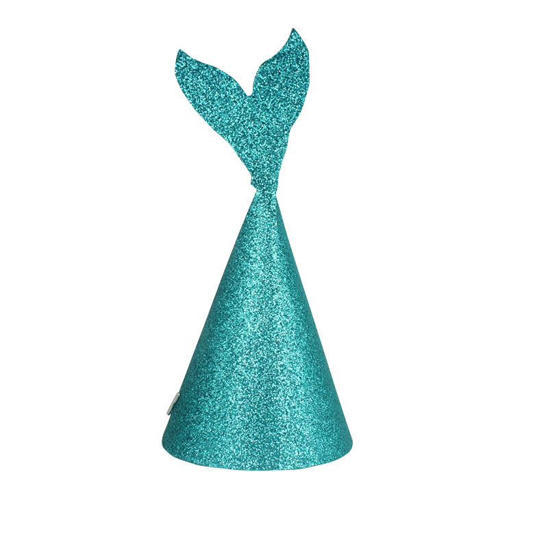 Décoration d'anniversaire sur le thème de la sirène, fournitures de fête pour enfants, cartes de gâteaux et desserts