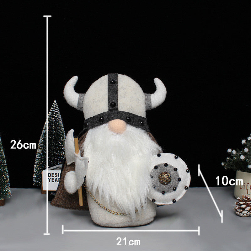 Poupée en peluche de vieil homme sans visage, ornements de décoration de noël pour la maison
