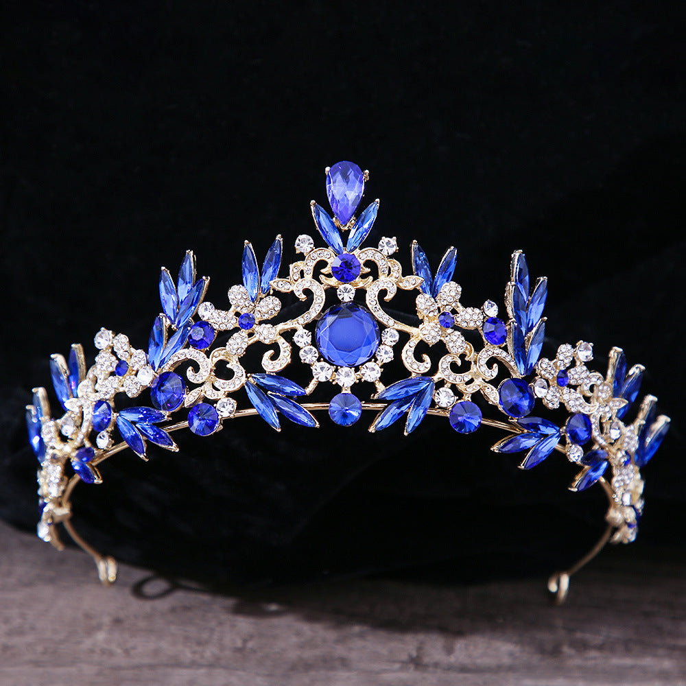 Bridal Headdress Rhinestone Mitzvah Crown - Elegant Jewish Wedding Accessory