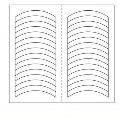 French Manicure Smile Stickers - White