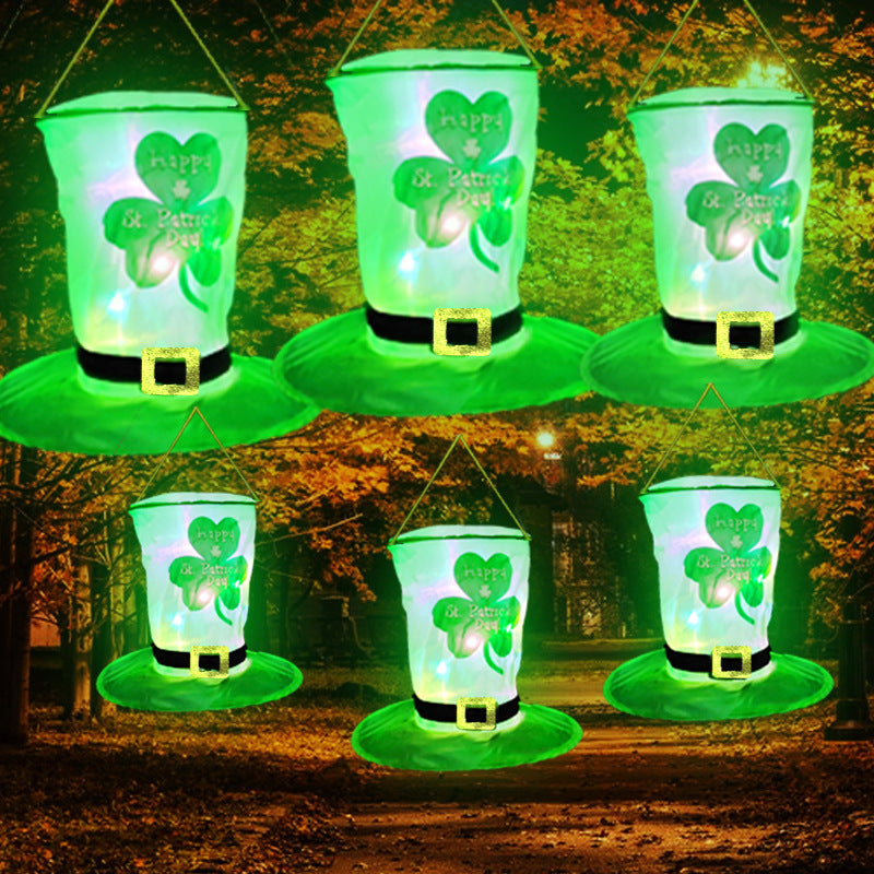 Lysande hatt LED-ljus Festdekorationer