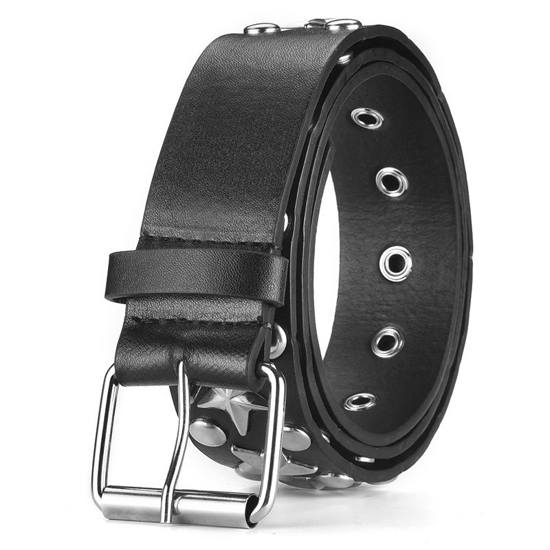 Women's Fashion Needle Buckle Versatile Punk Style Belt - Rebellious Edge