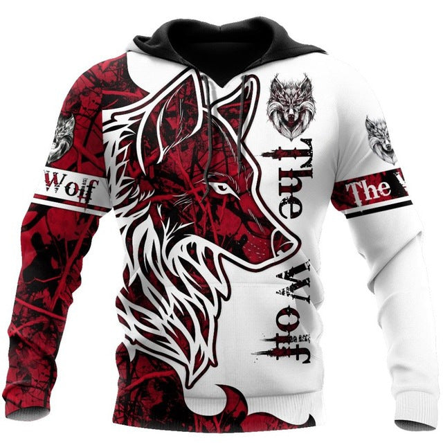 Sweats à capuche pour hommes Cool Street à imprimé animal