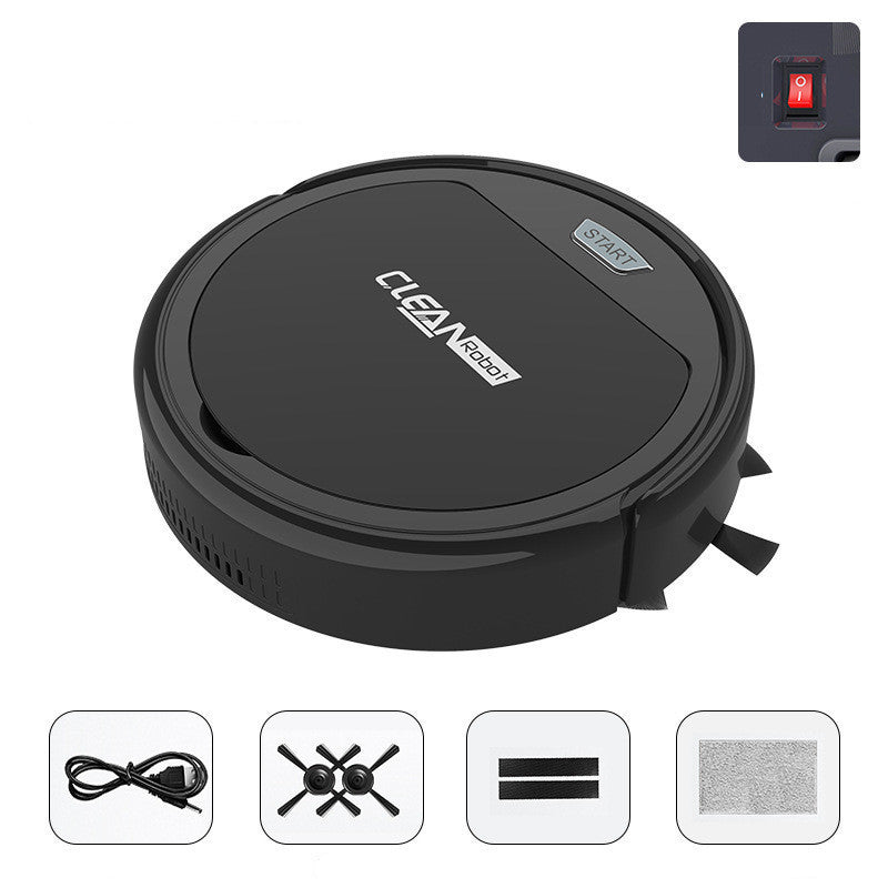 USB Rechargeable Robot Mop - Automatic Floor Cleaning Machine with Spray Function