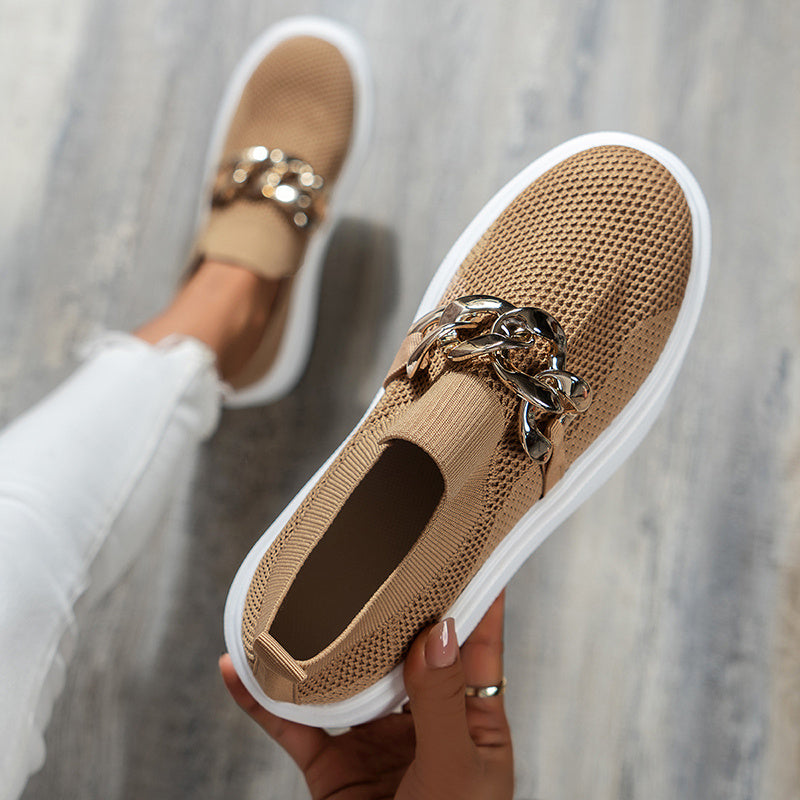 Chain Flats Skor Damer Andas Mesh Skor