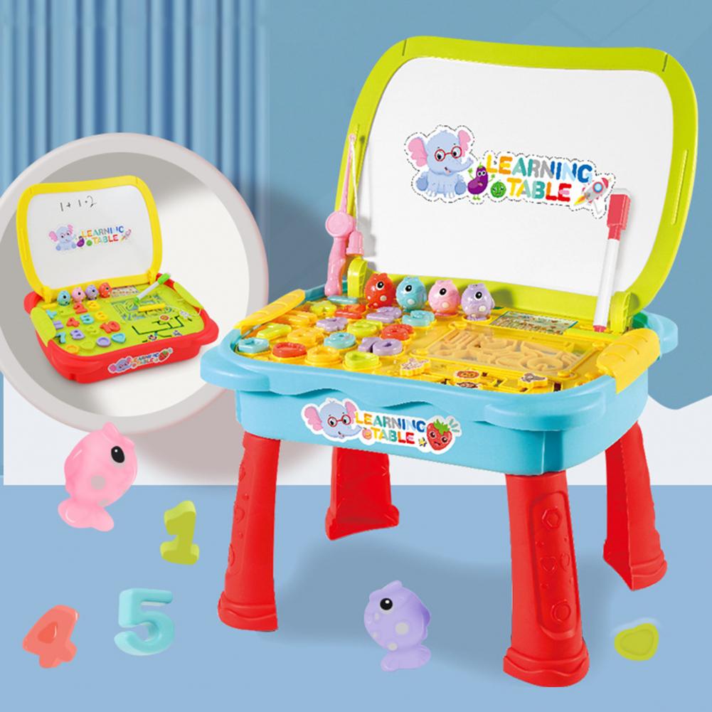 Table d'apprentissage multifonctionnelle de Puzzle pour le jouet d'éducation précoce de bébé à la maison