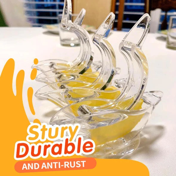 Presse-citron manuel en acrylique Transparent, élégance en forme d'oiseau, presse-tranche de citron, outils de cuisine, Gadgets