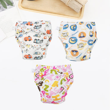 Couches de toilette pour bébé en pur coton anti-fuite, sous-vêtements d'entraînement