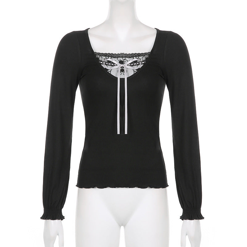 Slim Bottom Långärmad T-shirt Topp