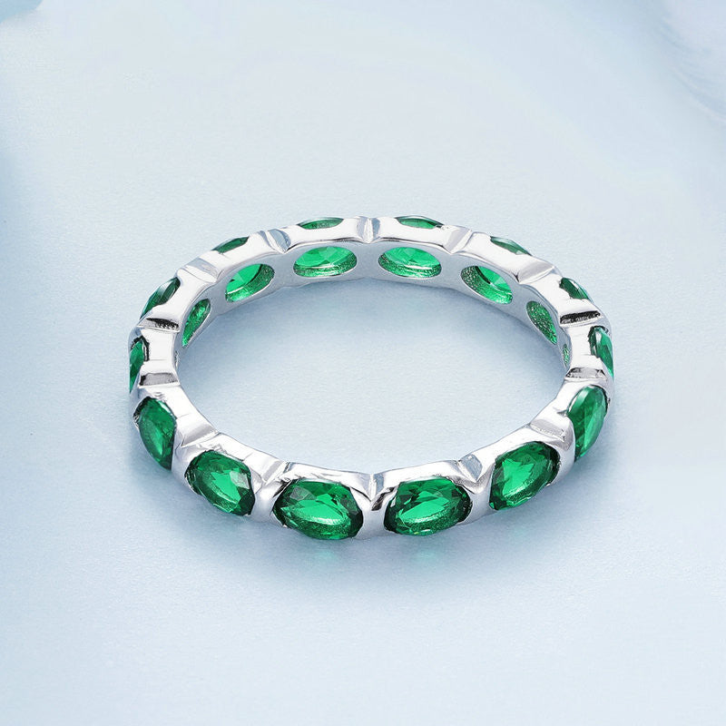 Bague tendance en argent sterling pour femme