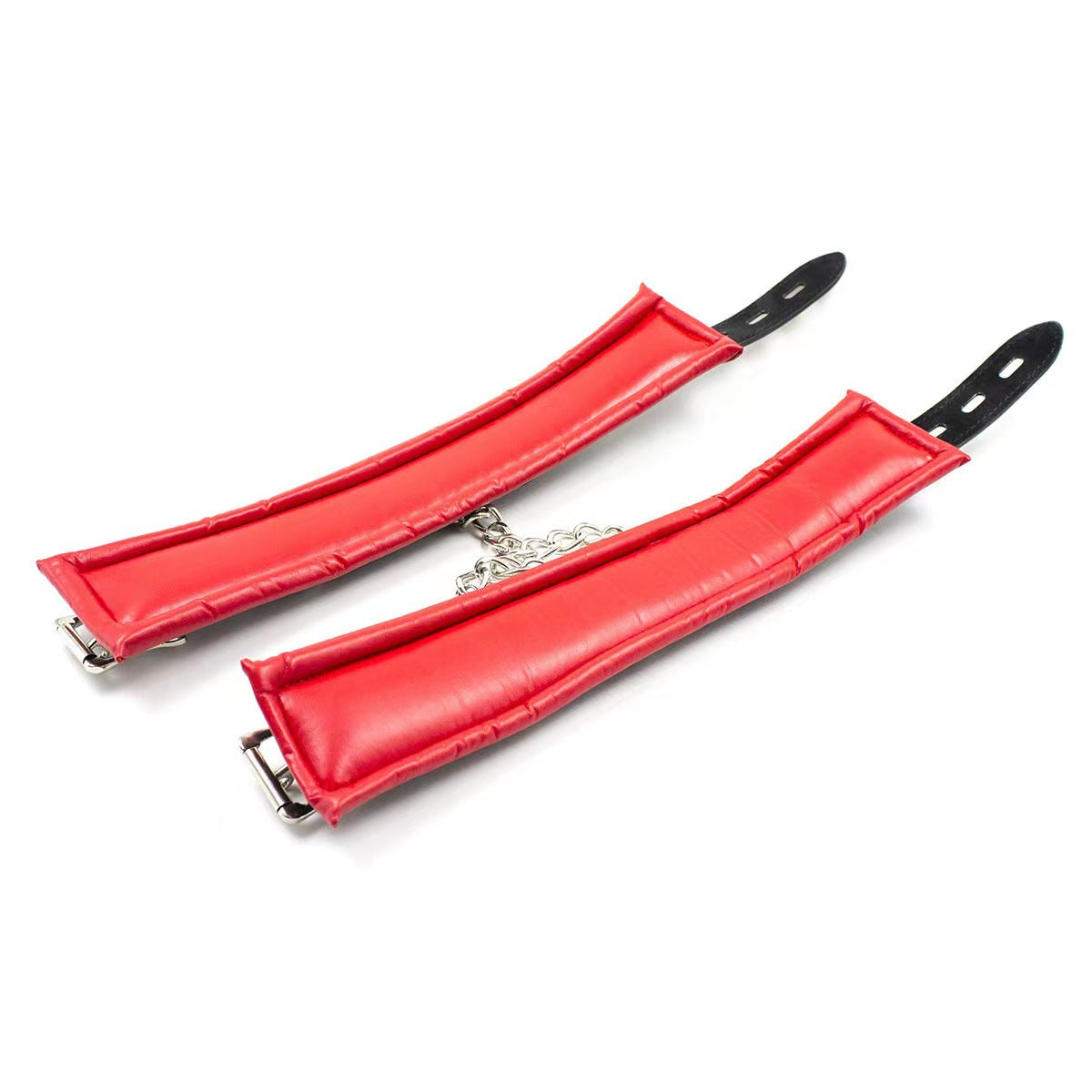 Metall med kedja Mjuk svamp Svart Röd Ankelarmband