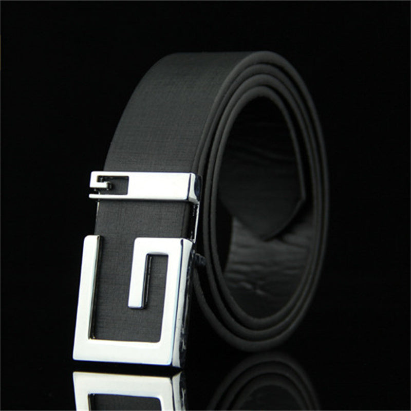 Unisex Fashionable Simple Smooth Buckle Belts - Minimalist Elegance