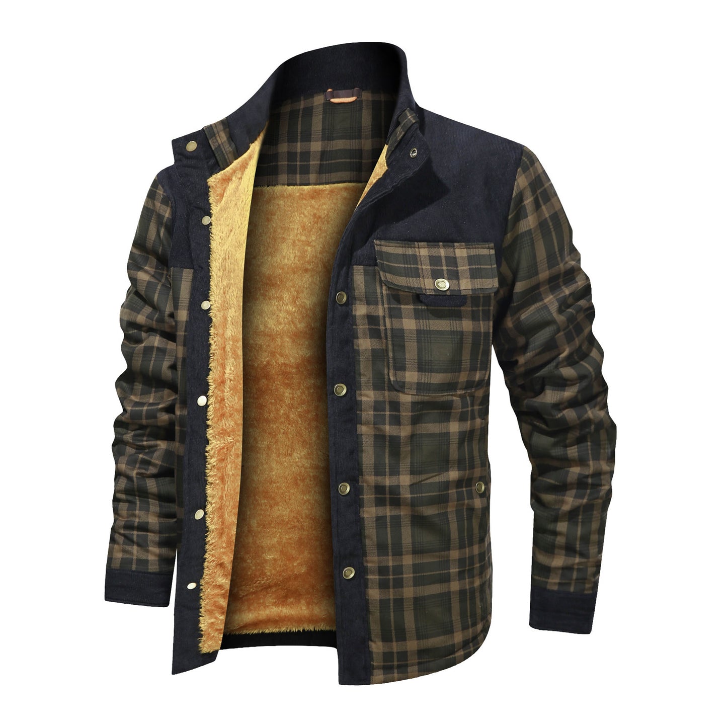 Manteau militaire épais en polaire pour homme, manteau d'automne et d'hiver, vêtements de marque