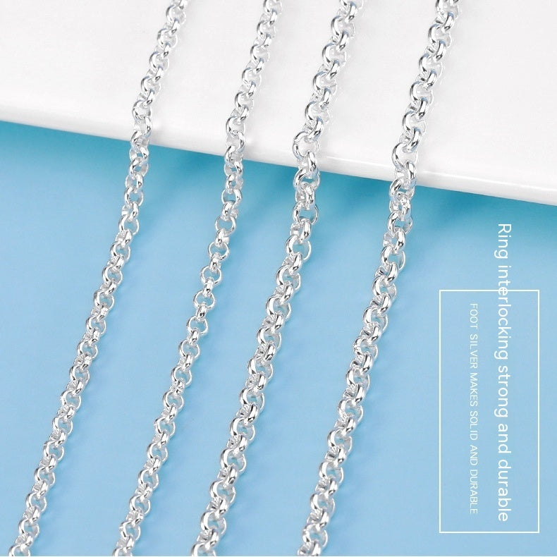 Halsband i sterlingsilver för män och kvinnor