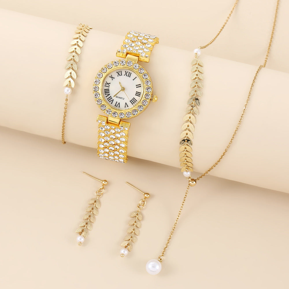 Diamond Women Watches Luxury Fashion Rhinestone Quartz Bracelet Wrist Watch For Women - Glamorous Sophisticated Elegant Sparkling