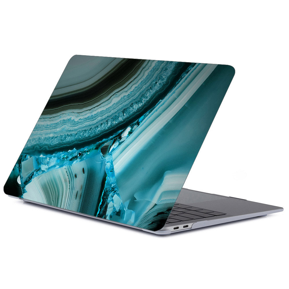 Notebook marmorerat frostat skyddsfodral