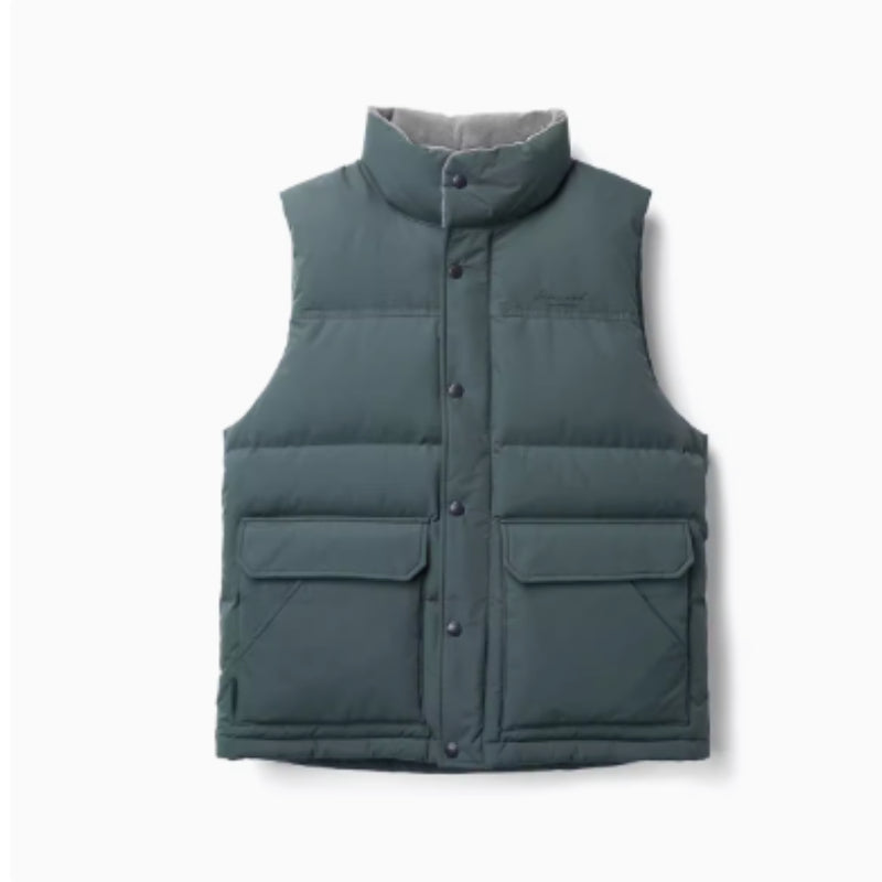 Manteau de doudoune en duvet de canard blanc à trois épreuves pour hommes