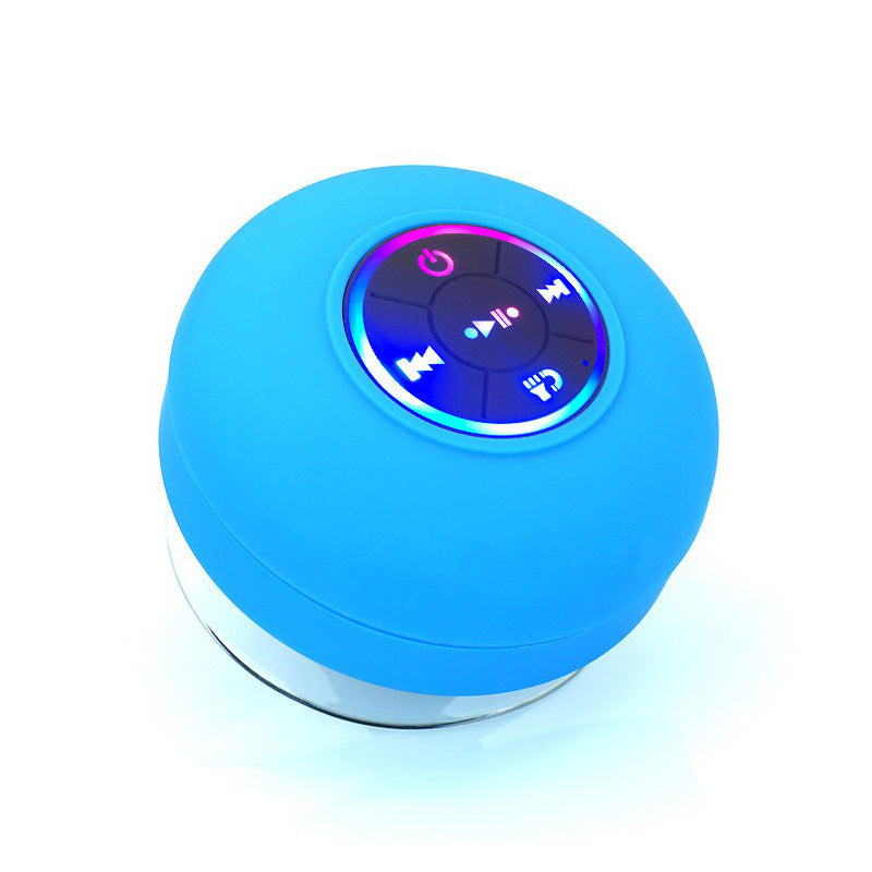 Stor sugkopp Vattentät Bluetooth-högtalare LED-ljusutsändande