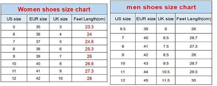 Breathable Casual Travel Running Shoes for Men and Women