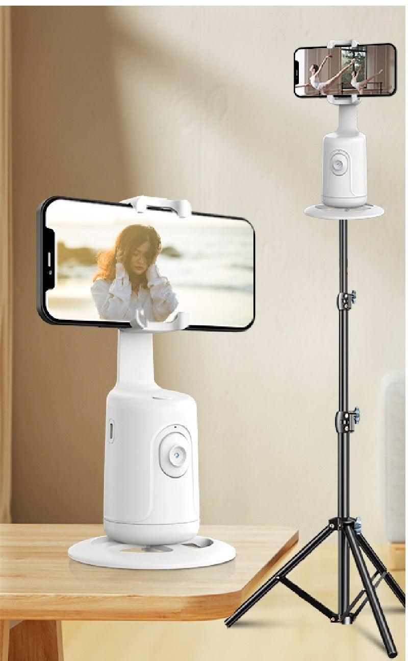 360 Auto Face Tracking Gimbal AI Smart Gimbal Face Tracking Auto Phone Hållare för Smartphone Video Vlog Live Stabilizer Tripod