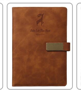 Läderliknande Business Office Notebook
