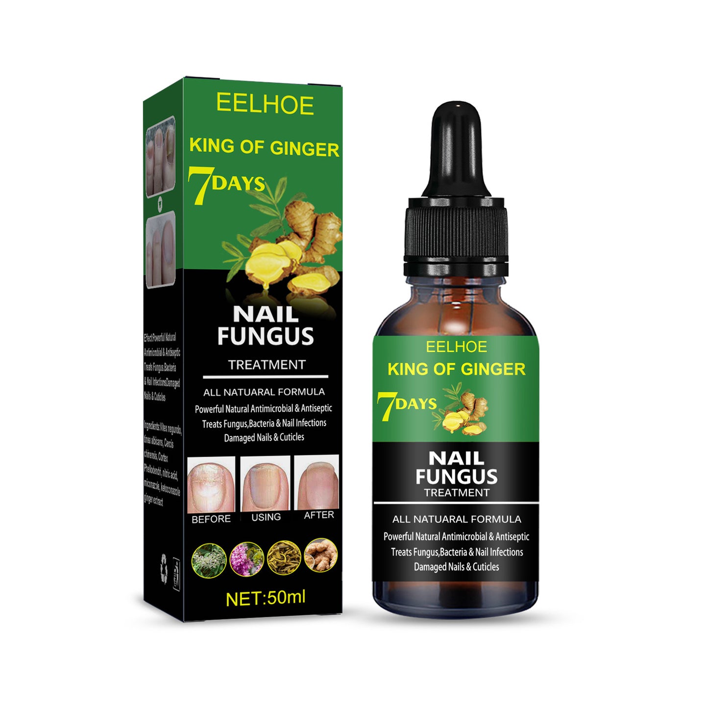Professional Nail Repair Solution - Advanced Hand & Foot Care Treatment | Natural Formula 50ml