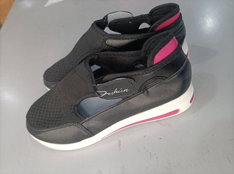 Summer Mesh Wedge Sneakers - Breathable Comfort Sport Shoes - Wellness Collection