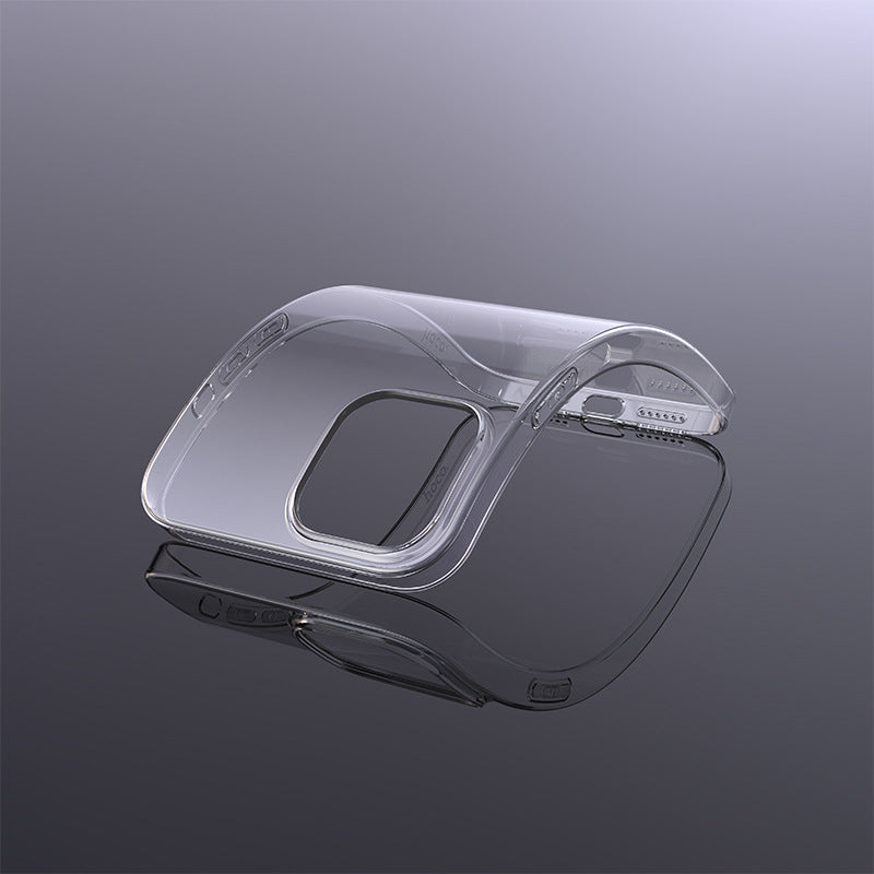 Étui de téléphone transparent en TPU, étui de téléphone de haute pureté