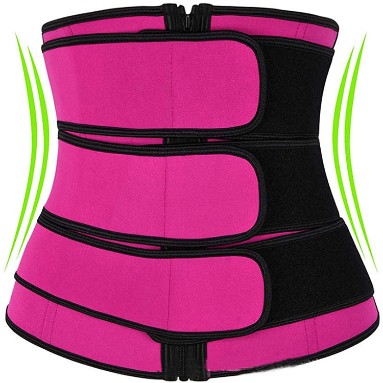 Magsvett Shapewear Bodysuits Dam Midjetränare Bantning 2-3 bälten Workout Shaper Korsett
