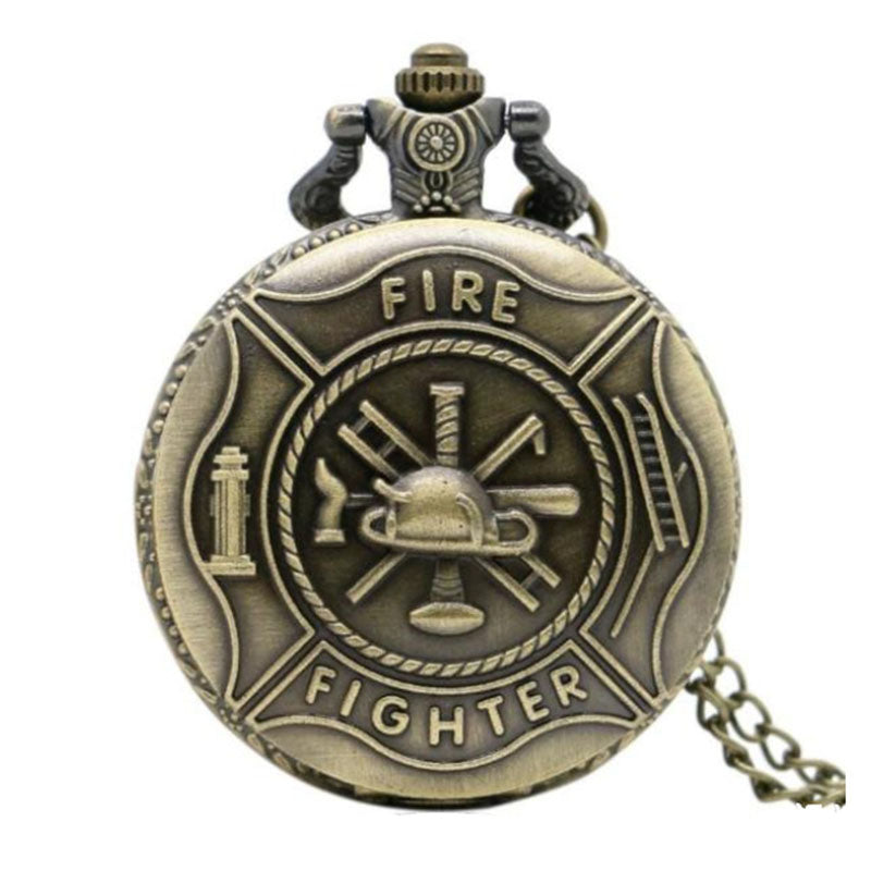 Fire Sign Quartz Flip Men's And Women's Commemorative Pocket Watch - Stylish Functional Elegant Accurate Unisex Commemorative