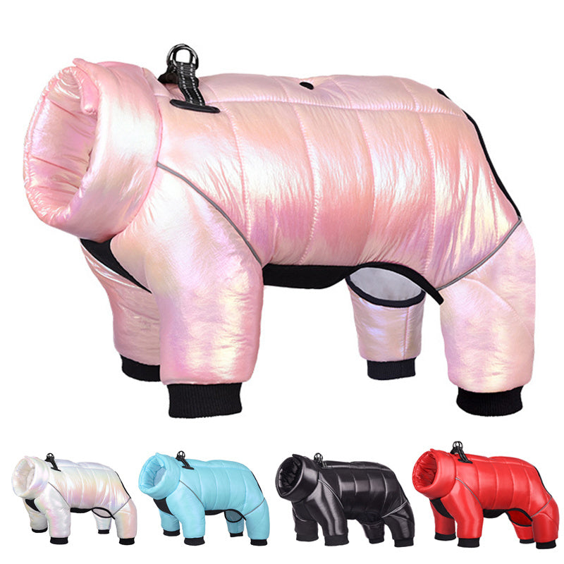 Animal de compagnie Anti-lumière chaud nouvel Article vêtements hiver chien doudoune imperméable animaux vêtements pour petits chiens