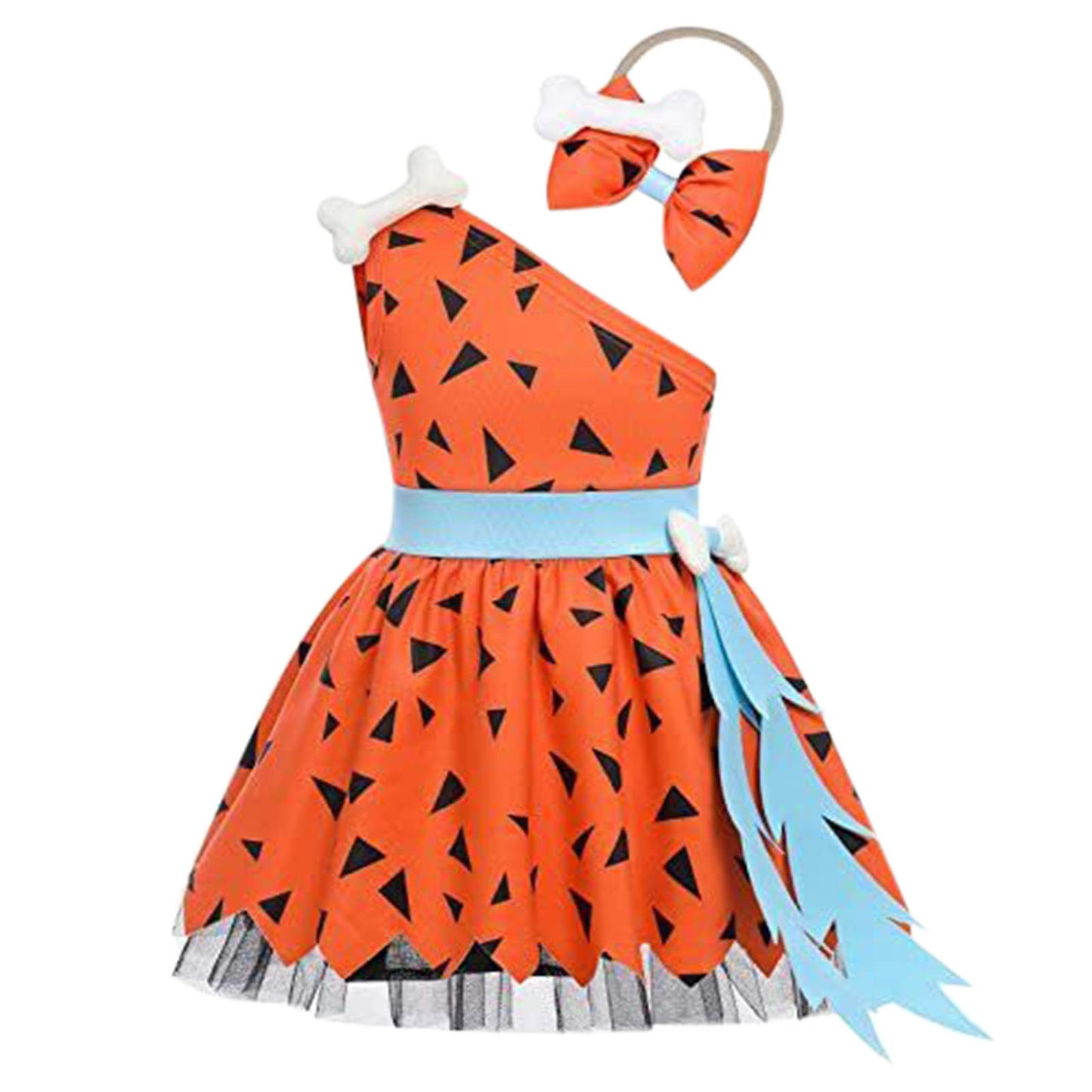 Costume de costume d'Halloween simple en maille pour filles