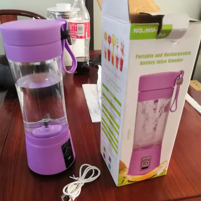 Bärbar mixer med USB-uppladdningsbar mini-fruktjuicemixer för kök Hem Enkel bärbar elektrisk minijuicer
