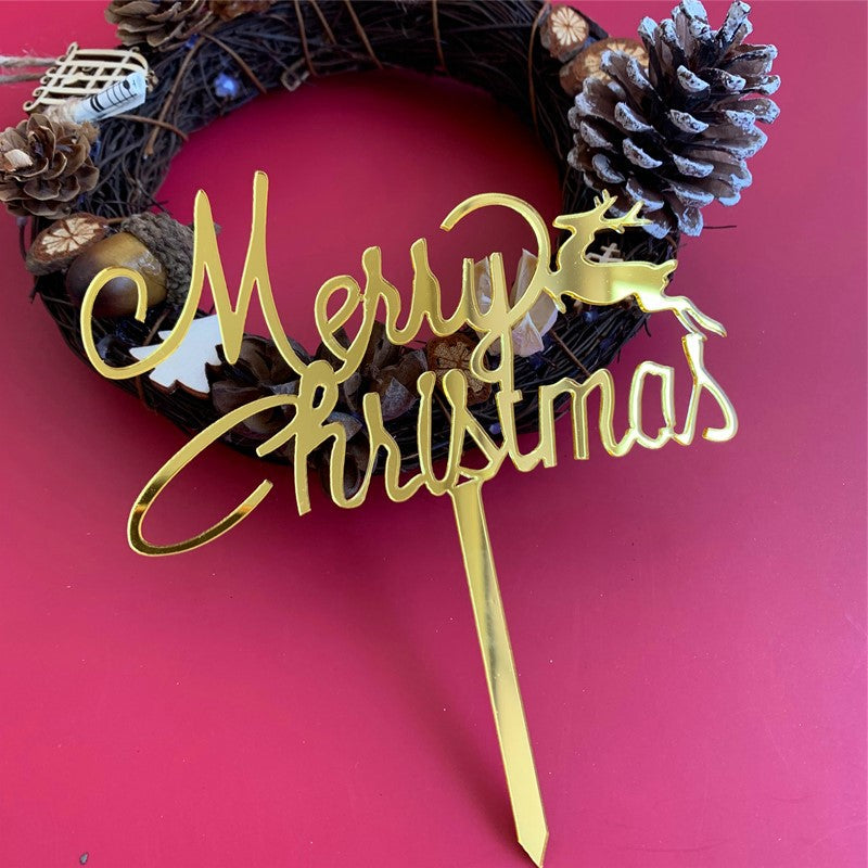 Préparez des décorations de gâteaux pour Noël